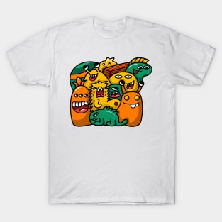 Monster character doodle T-Shirt